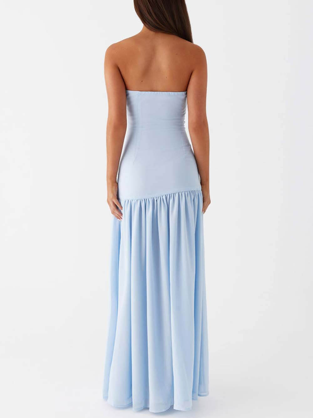 Maxi-jurk met open rug Exquisite