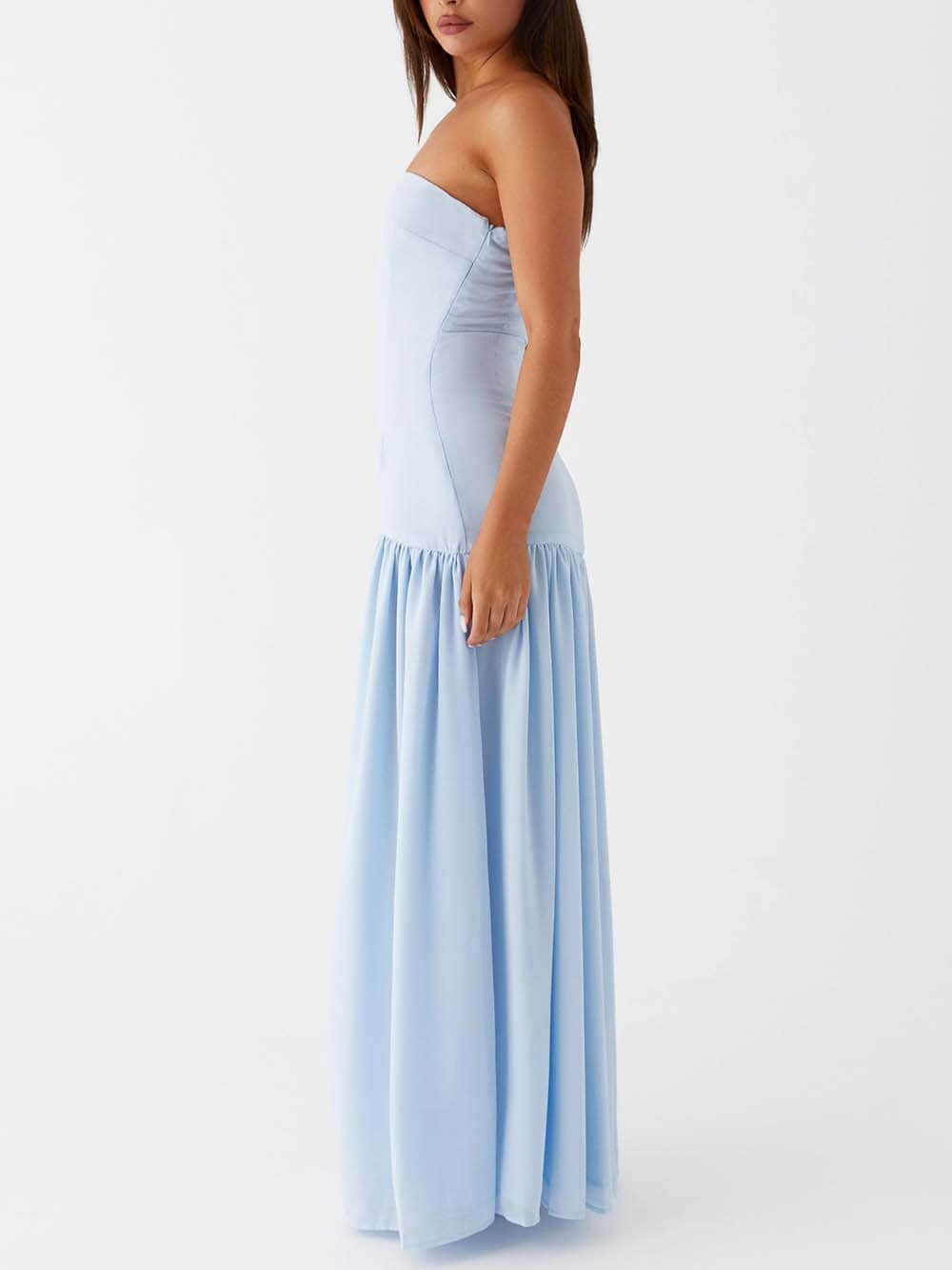 Maxi-jurk met open rug Exquisite