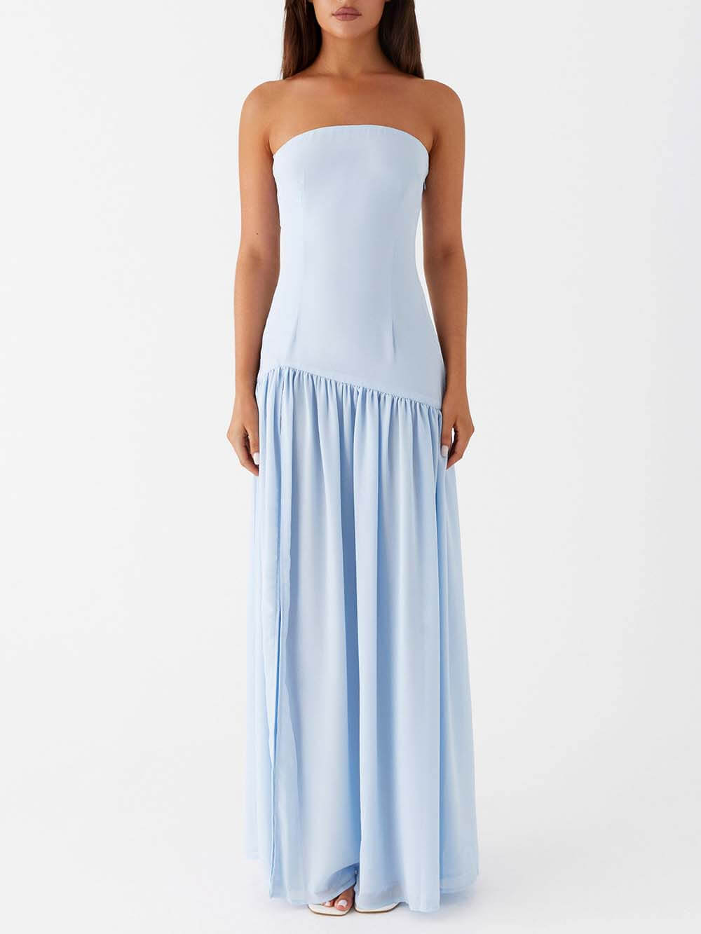 Maxi-jurk met open rug Exquisite