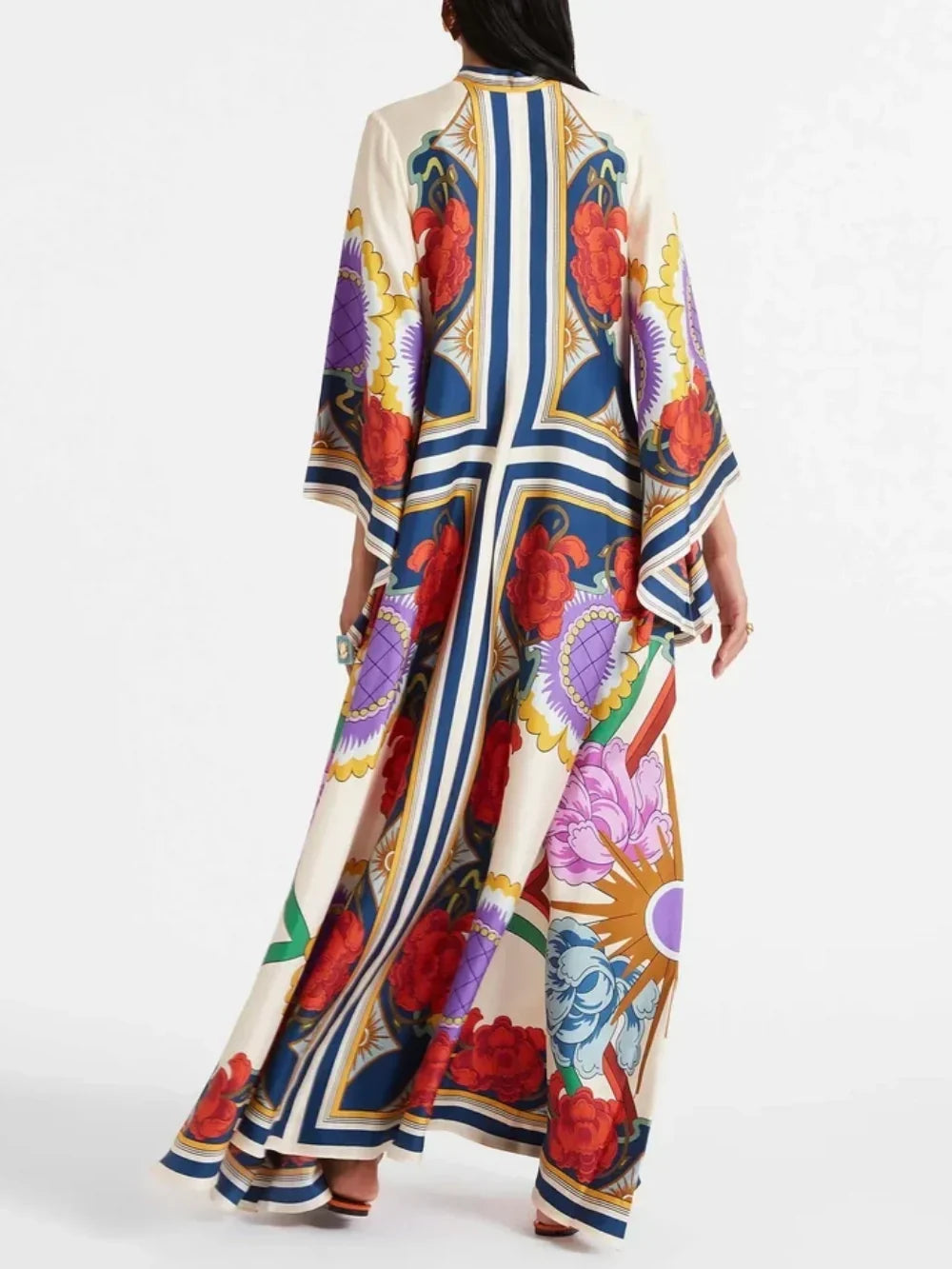 Maxi-jurk met bloemenprint Exquisite