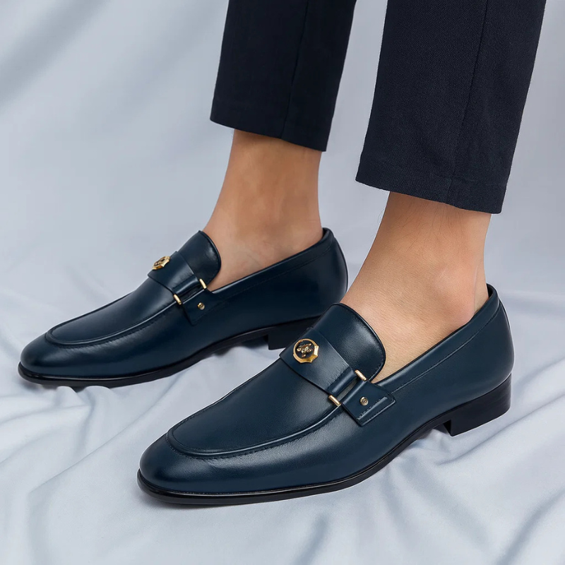 Leren loafers Everton