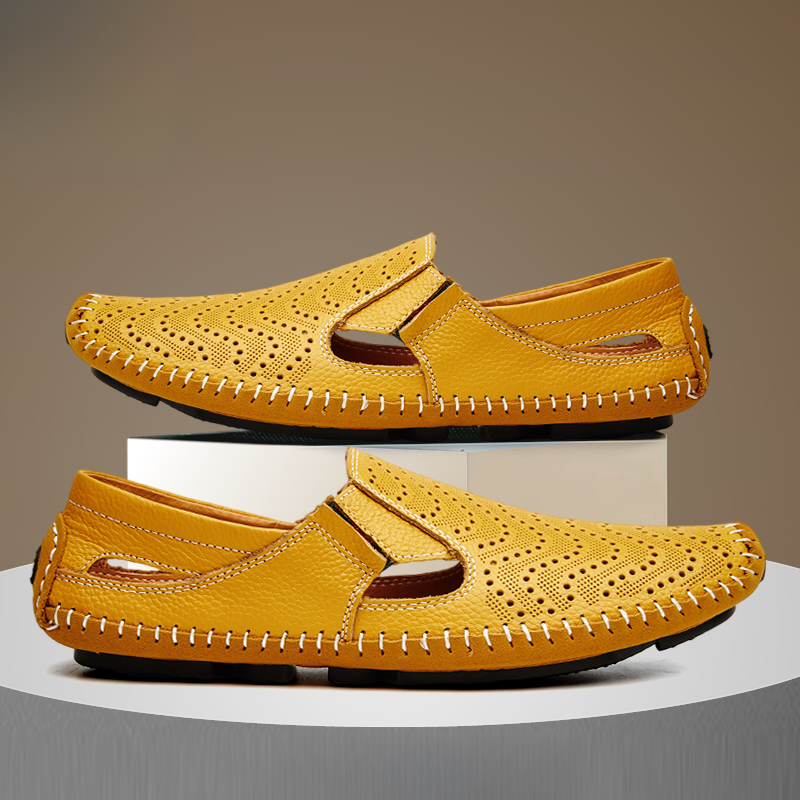 Leren sandalen Dante