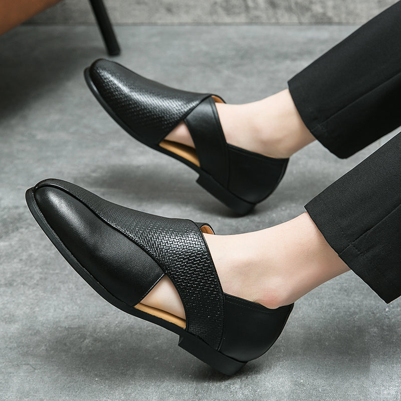 Leren loafers Oscar