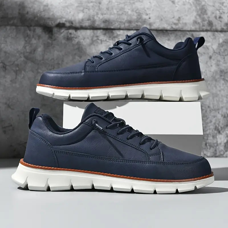 Leren sneakers Leo Crafted