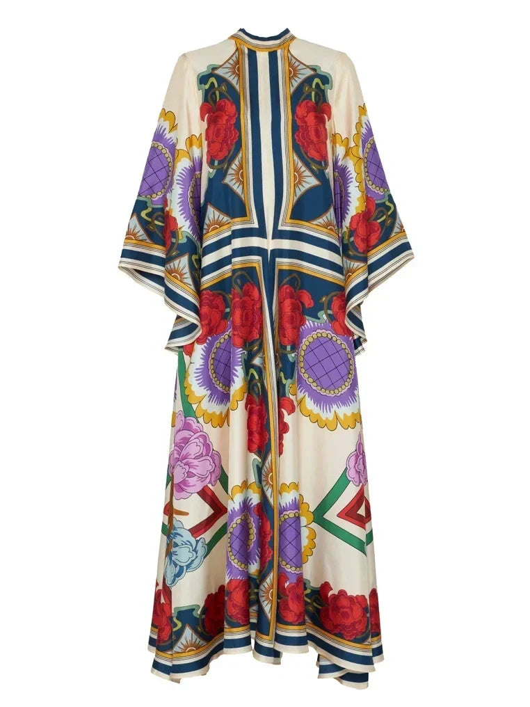 Maxi-jurk met bloemenprint Exquisite