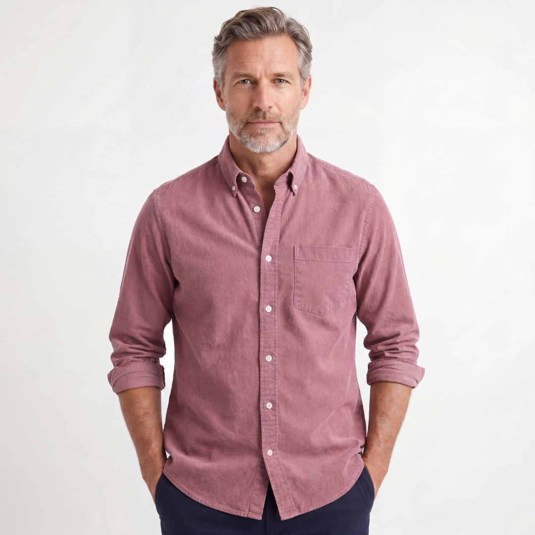 Linnen overhemd Kensington Chest-pocket