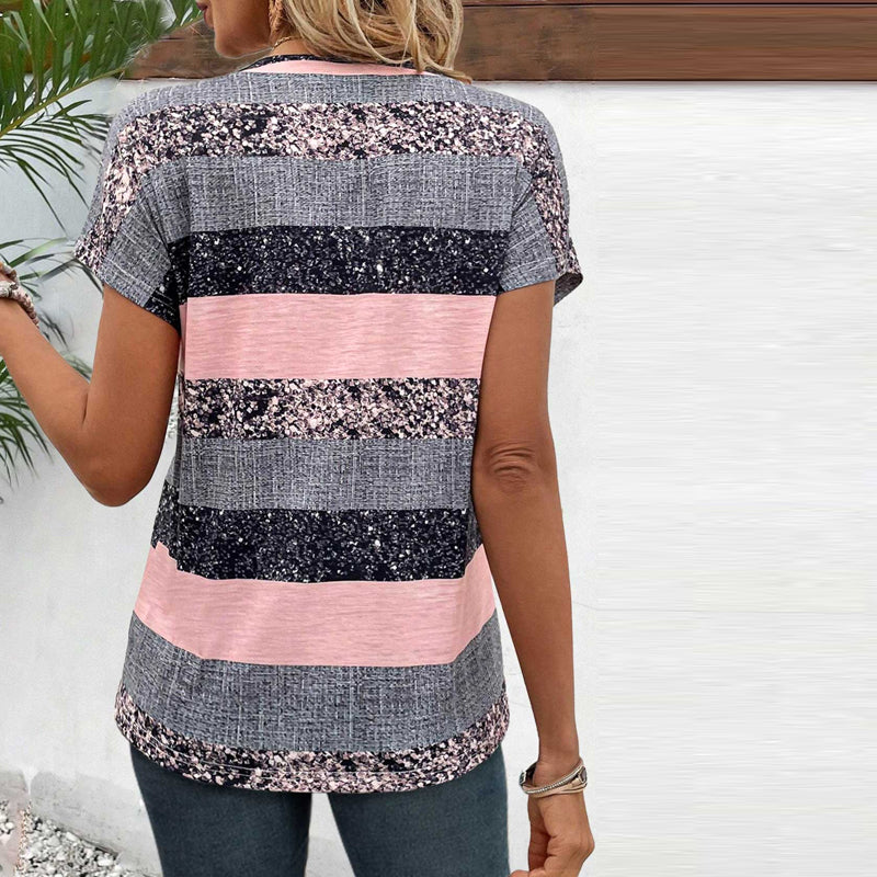 Gestreepte blouse Clara
