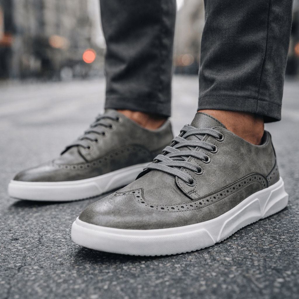 Leren sneakers Harrington