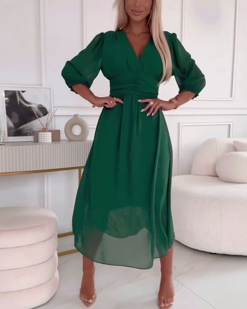 Midi-jurk Mira Waisted