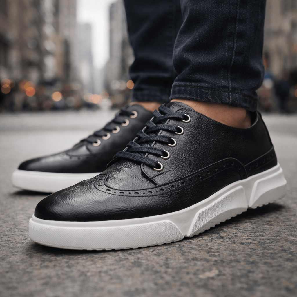 Leren sneakers Harrington