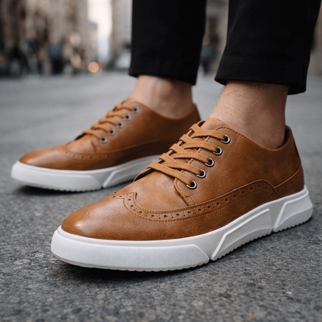 Leren sneakers Harrington