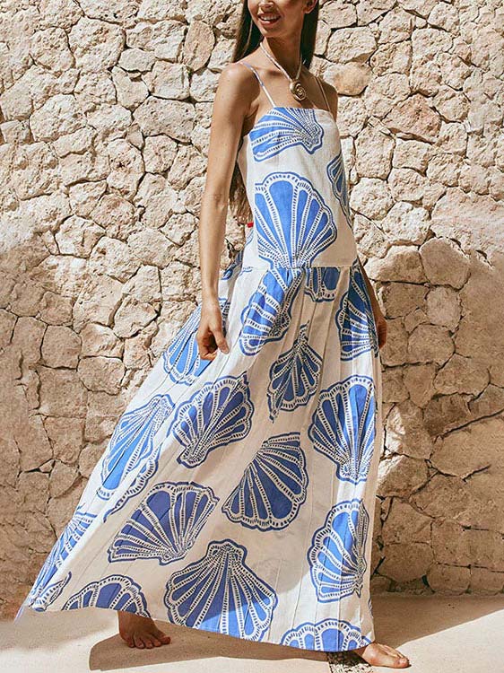Maxi-jurk met print