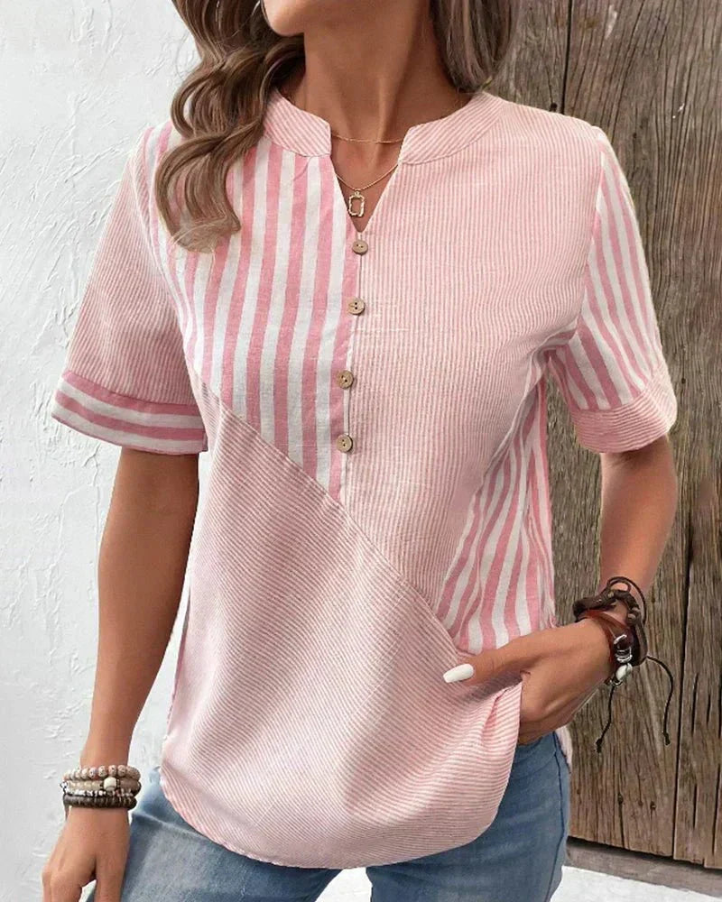 Gestreepte blouse Anya