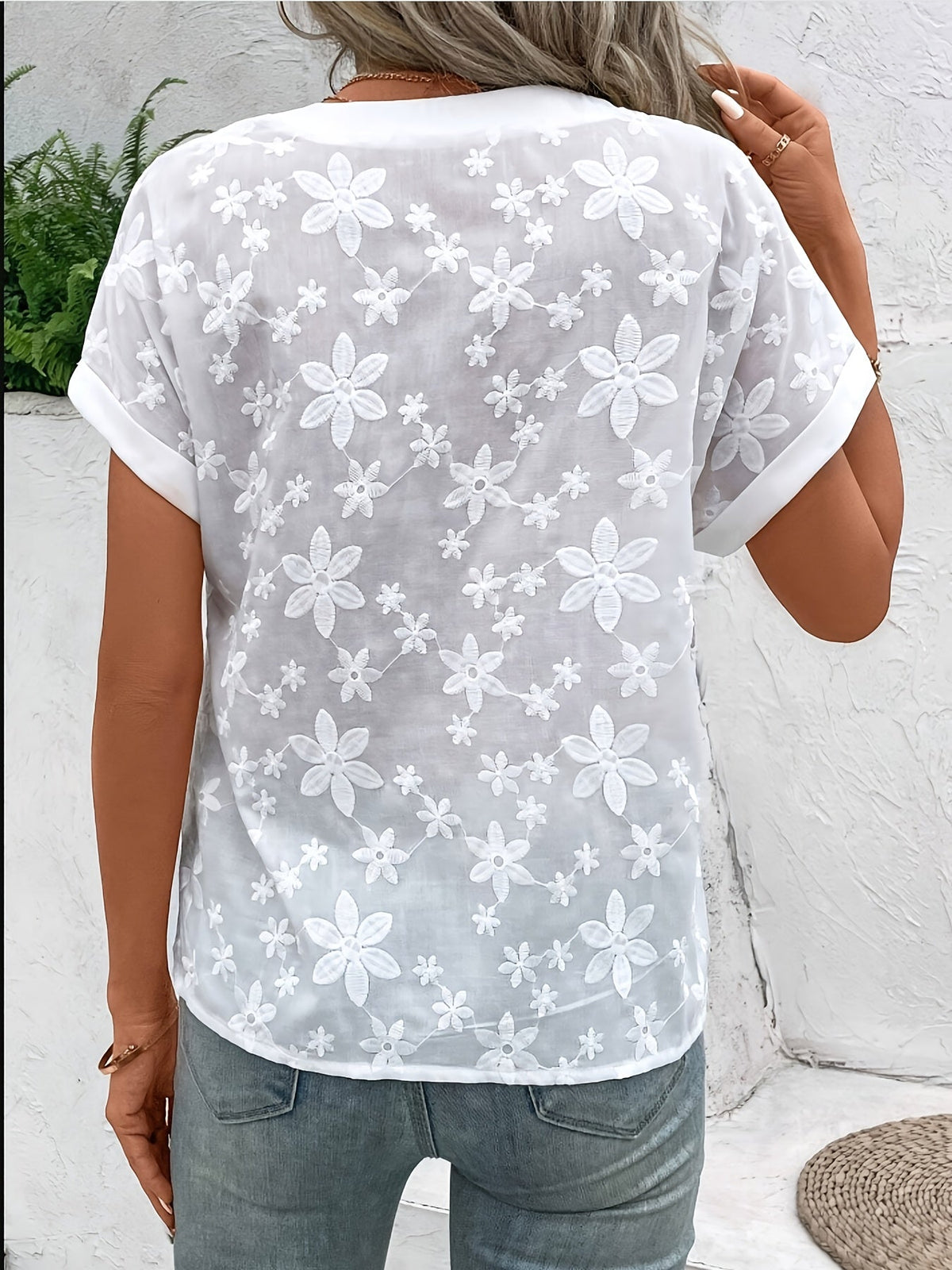 Blouse met bloemenprint Liana