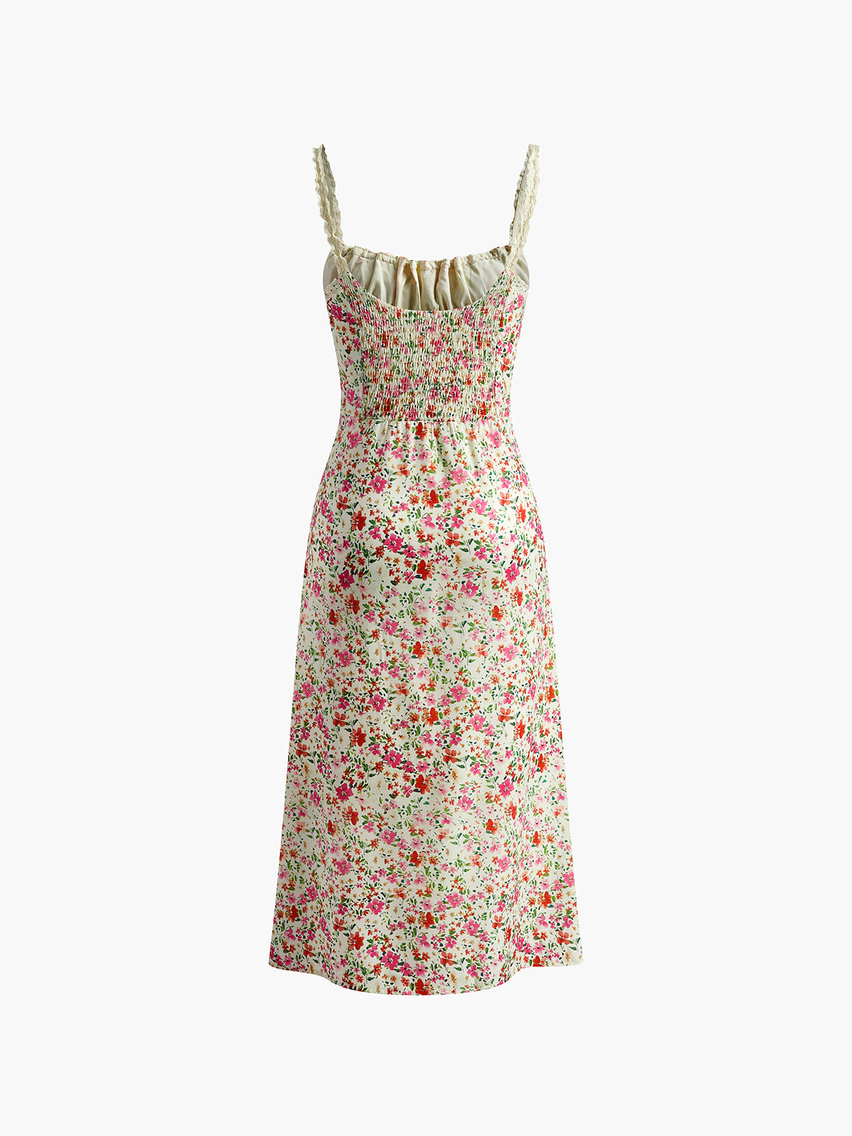 Midi-jurk met bloemenprint