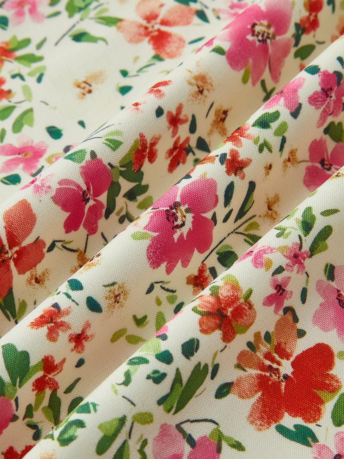 Midi-jurk met bloemenprint