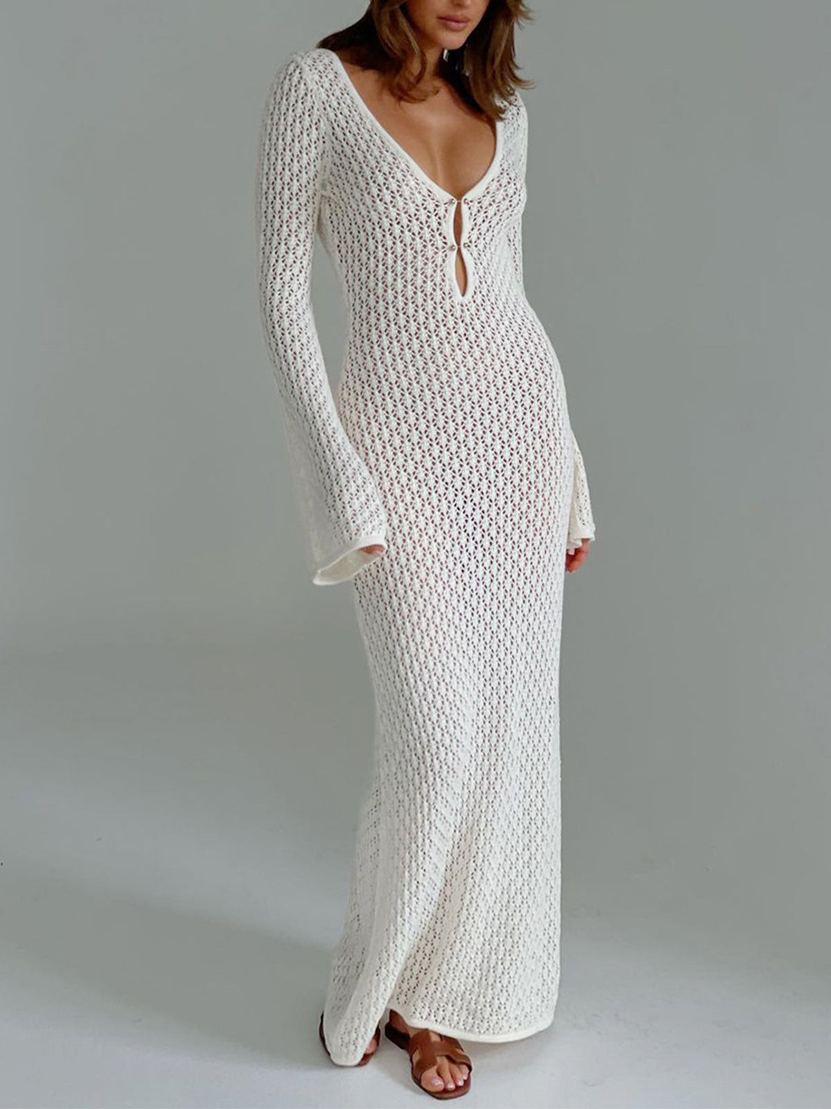 Jurk met lange mouwen Cover