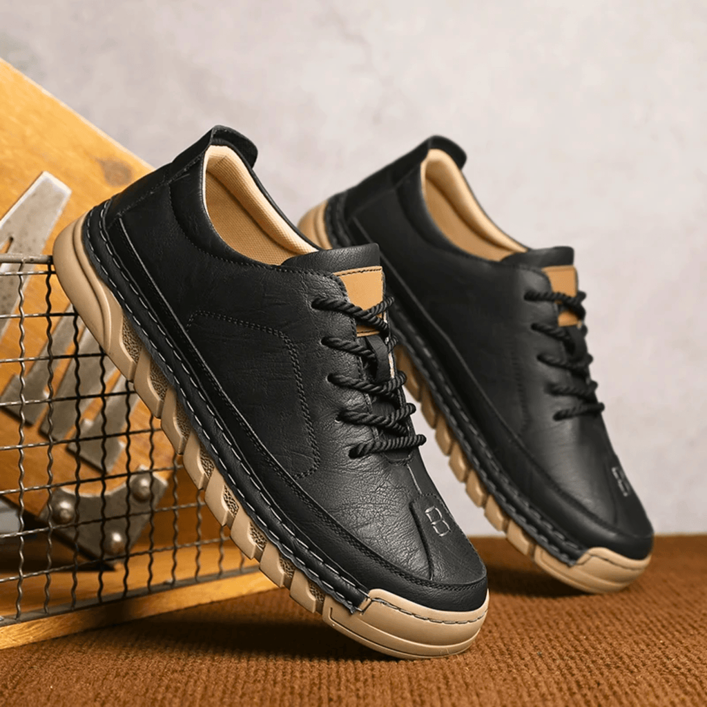 Leren sneakers Easton