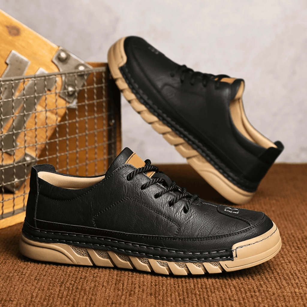 Leren sneakers Easton