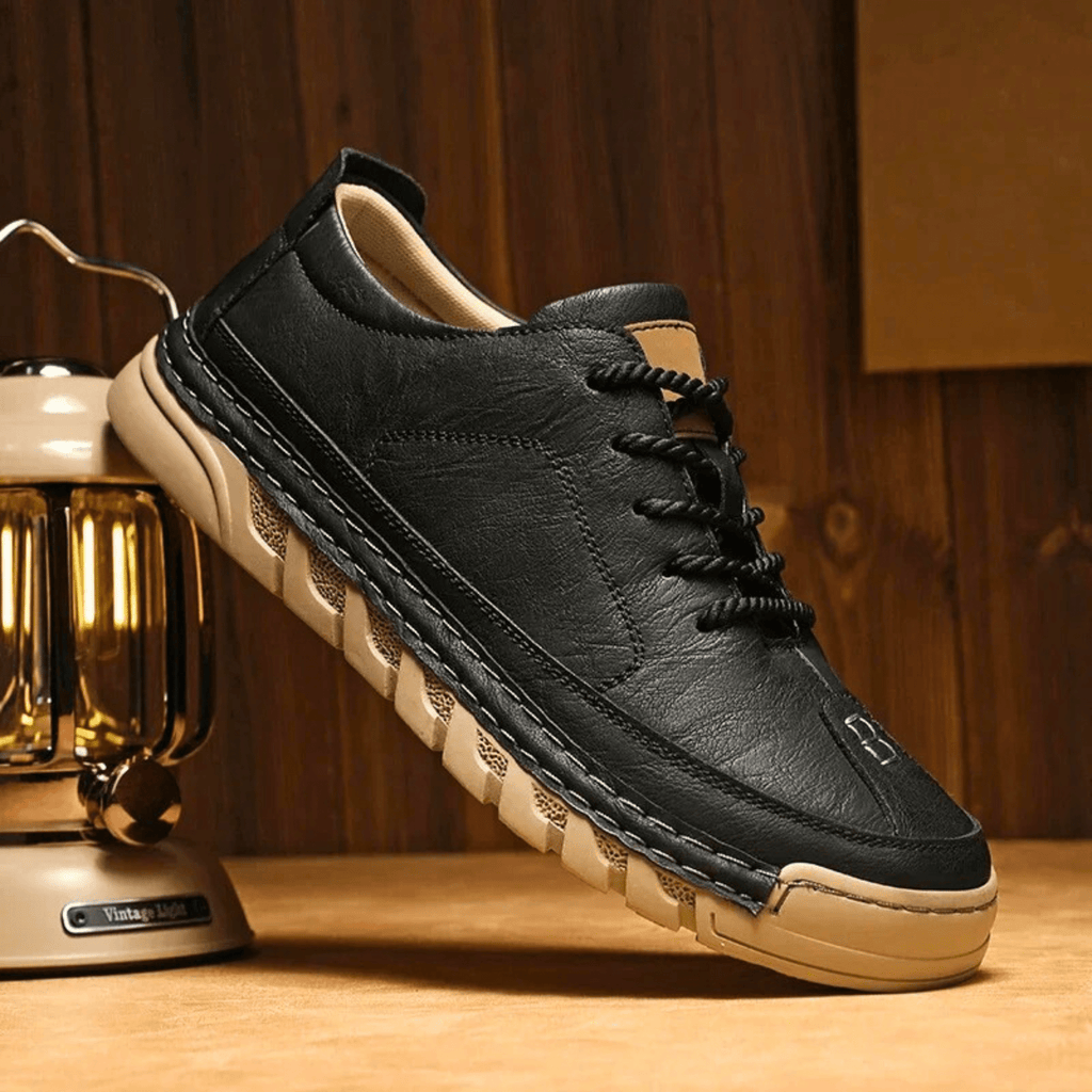 Leren sneakers Easton