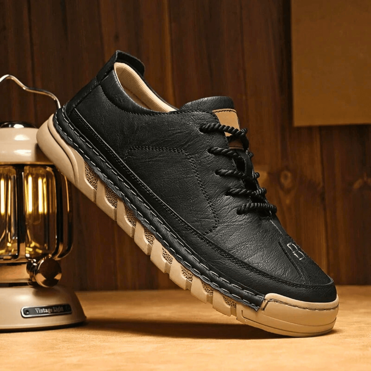 Leren sneakers Easton