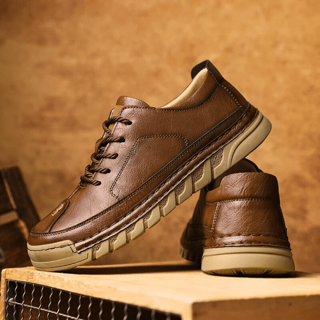 Leren sneakers Easton