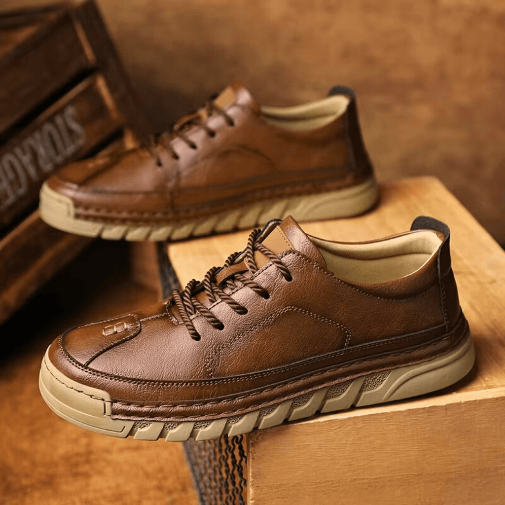 Leren sneakers Easton