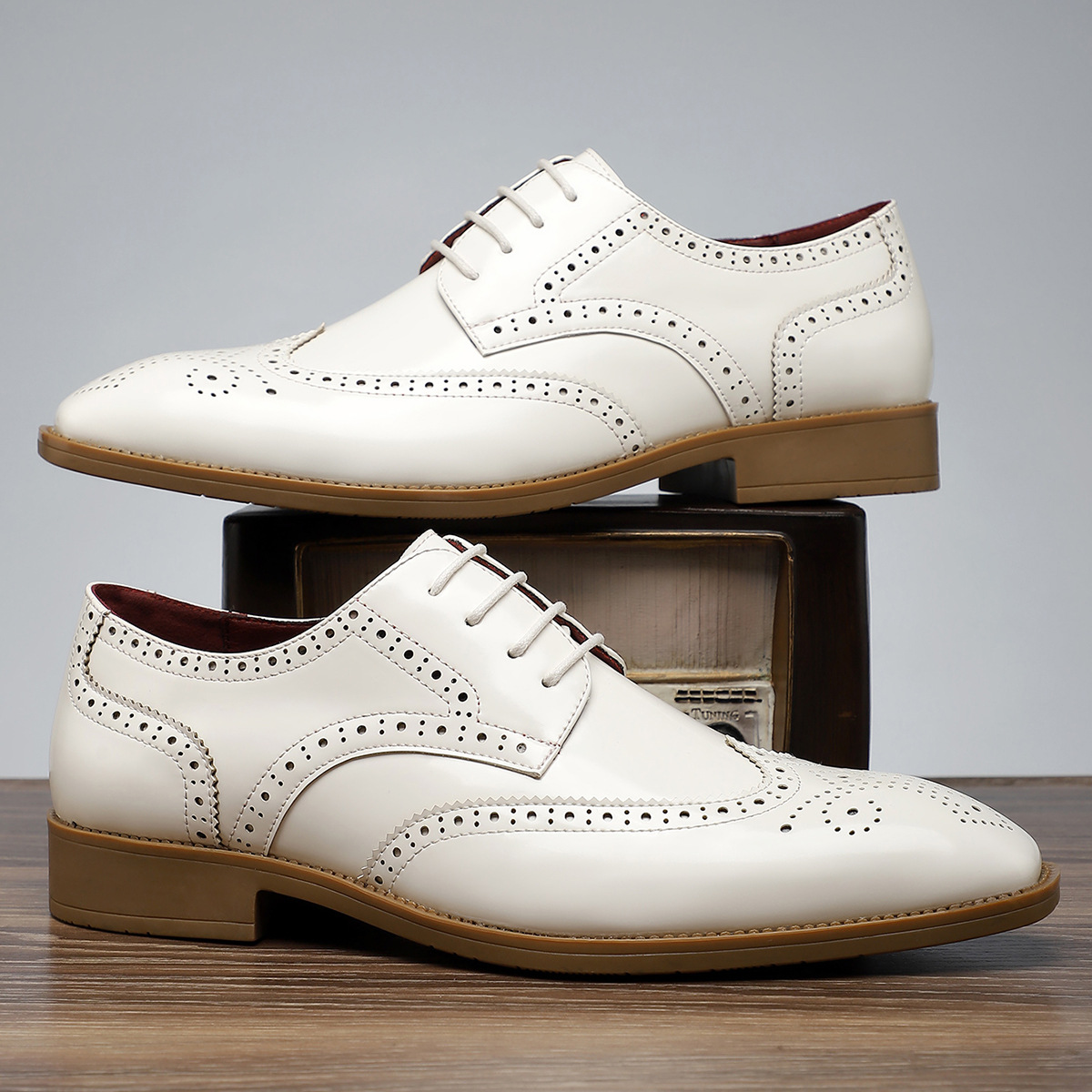 Leren brogues Stirling