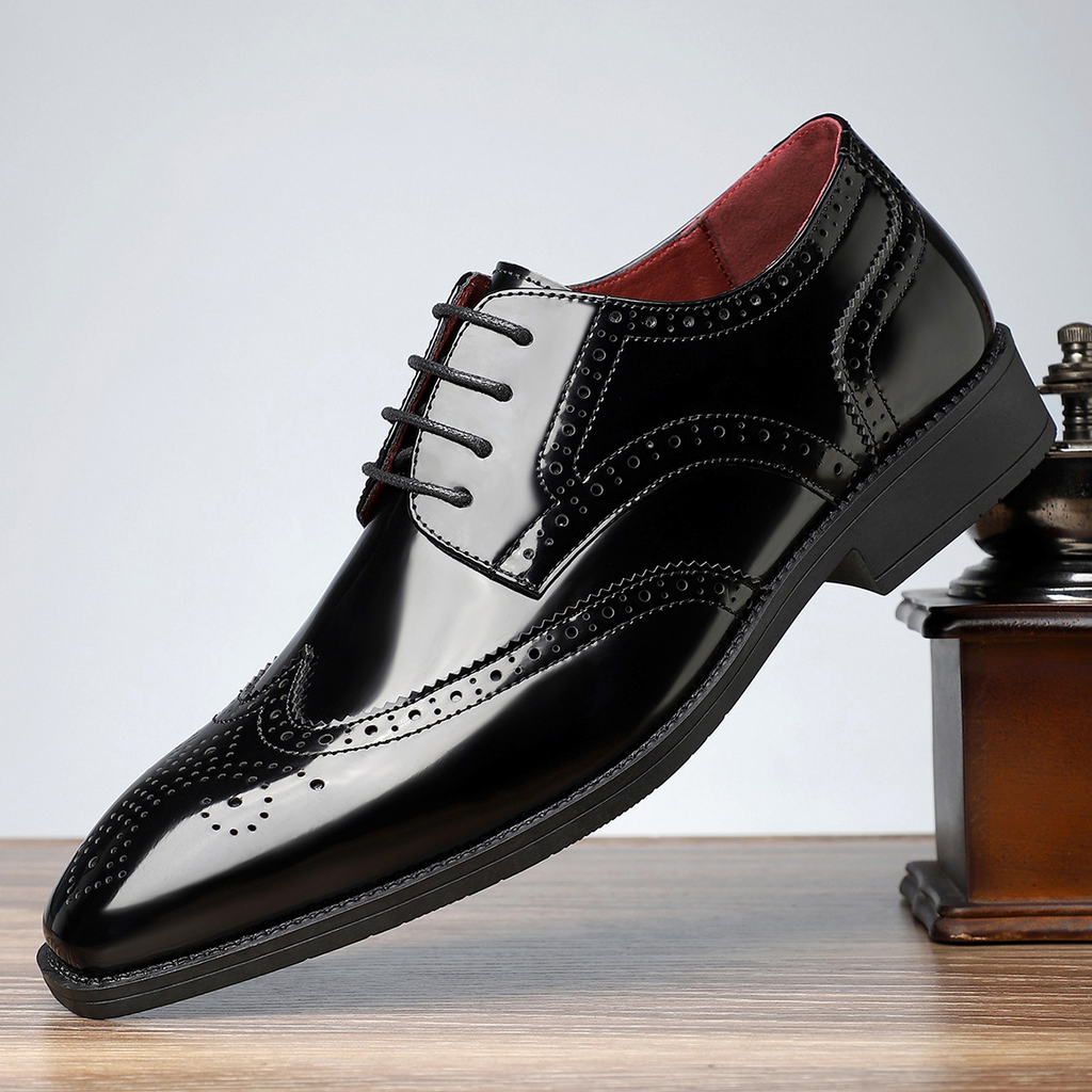 Leren brogues Stirling