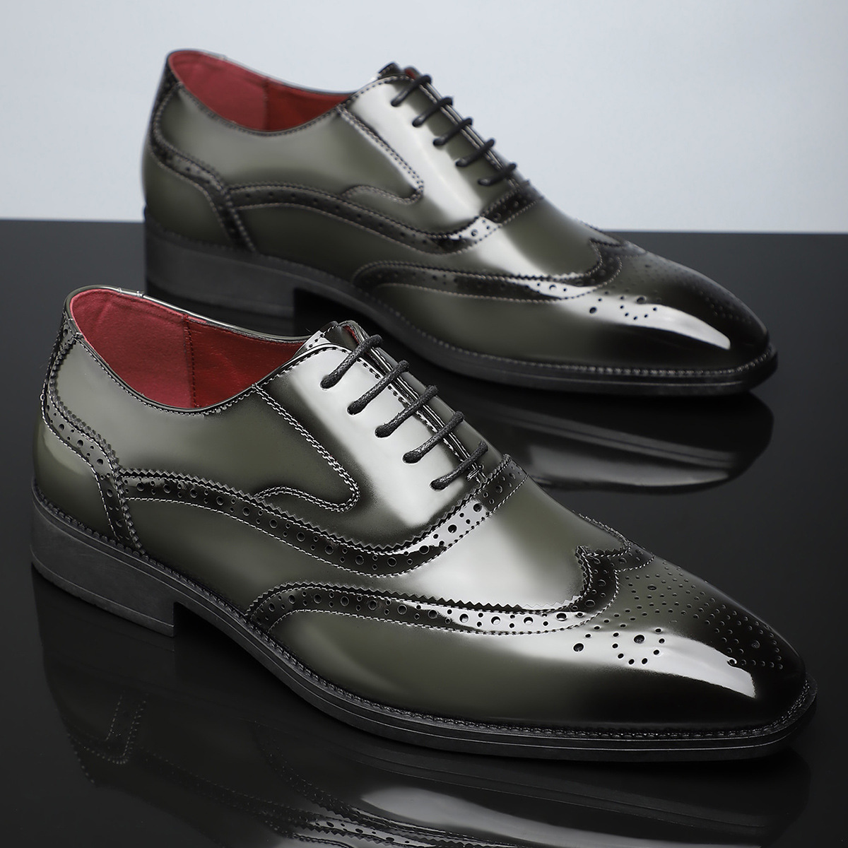Leren brogues Stirling