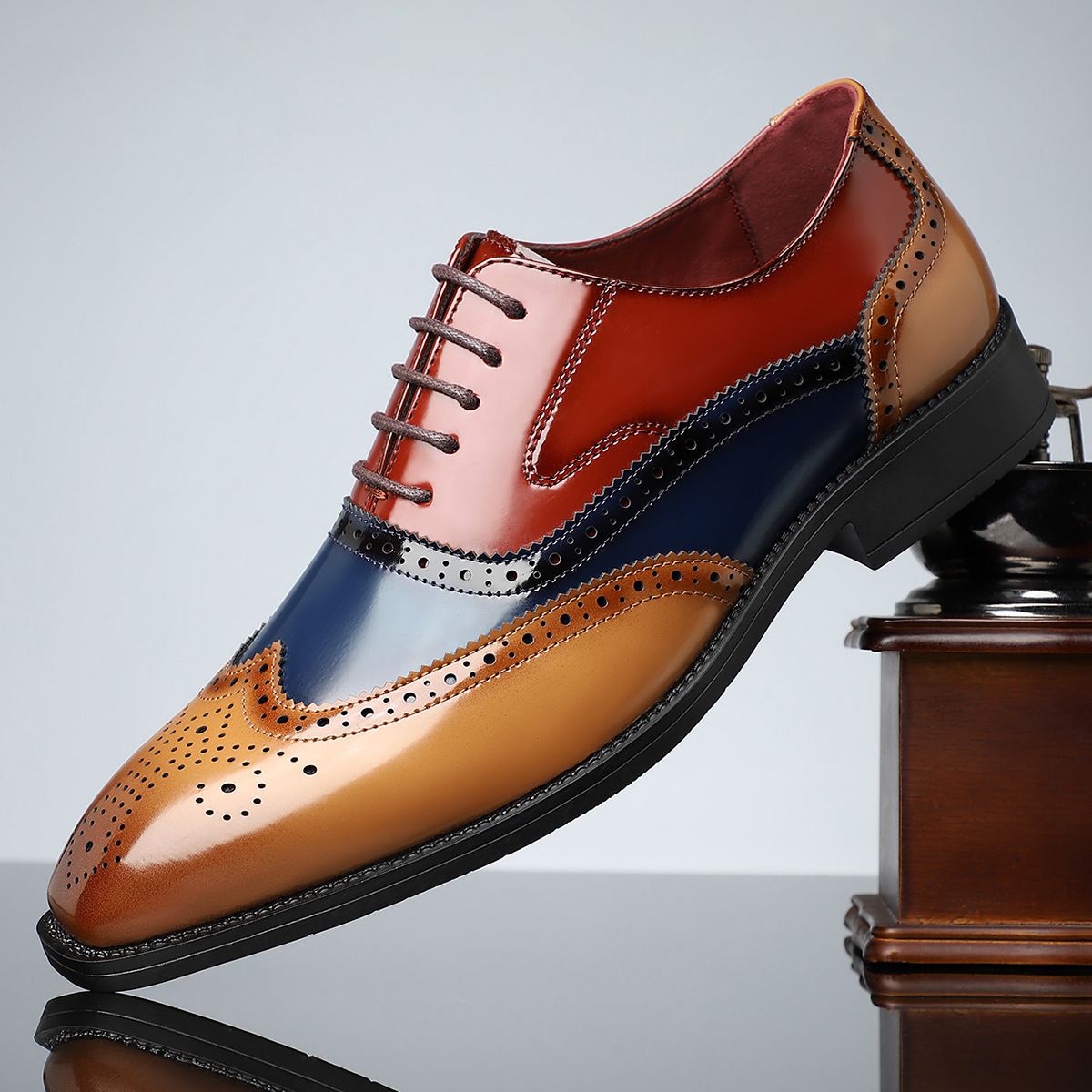 Leren brogues Stirling