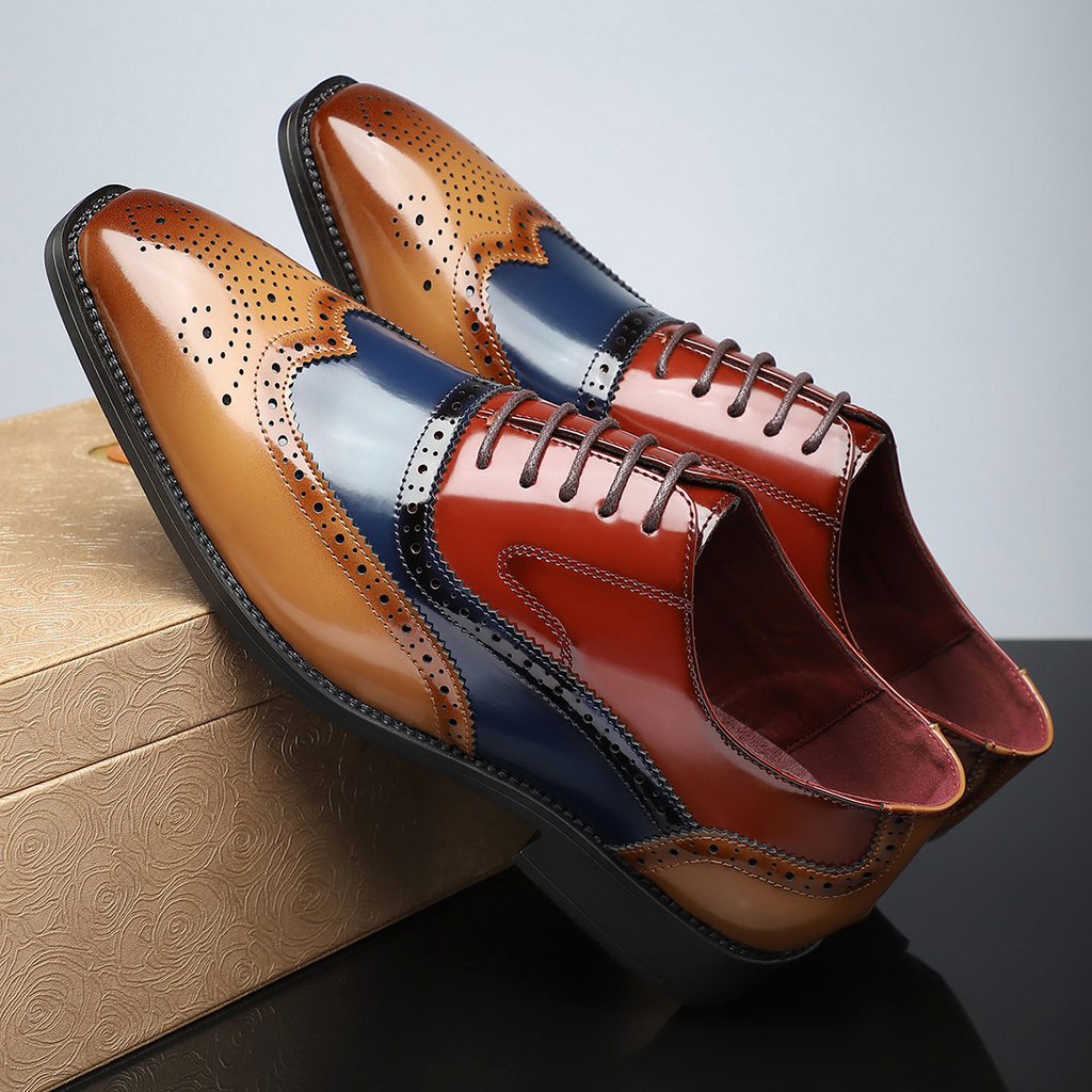 Leren brogues Stirling