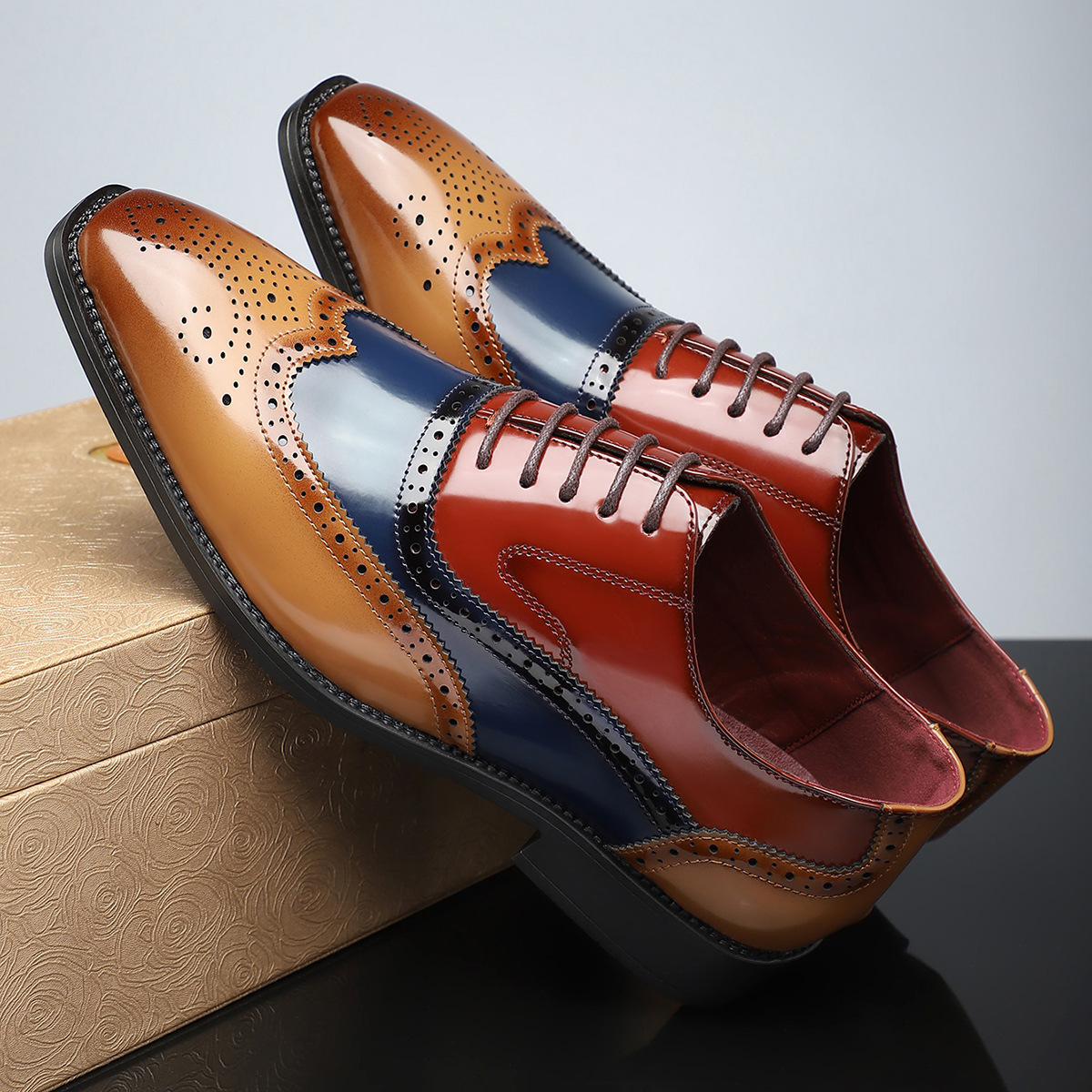 Leren brogues Stirling
