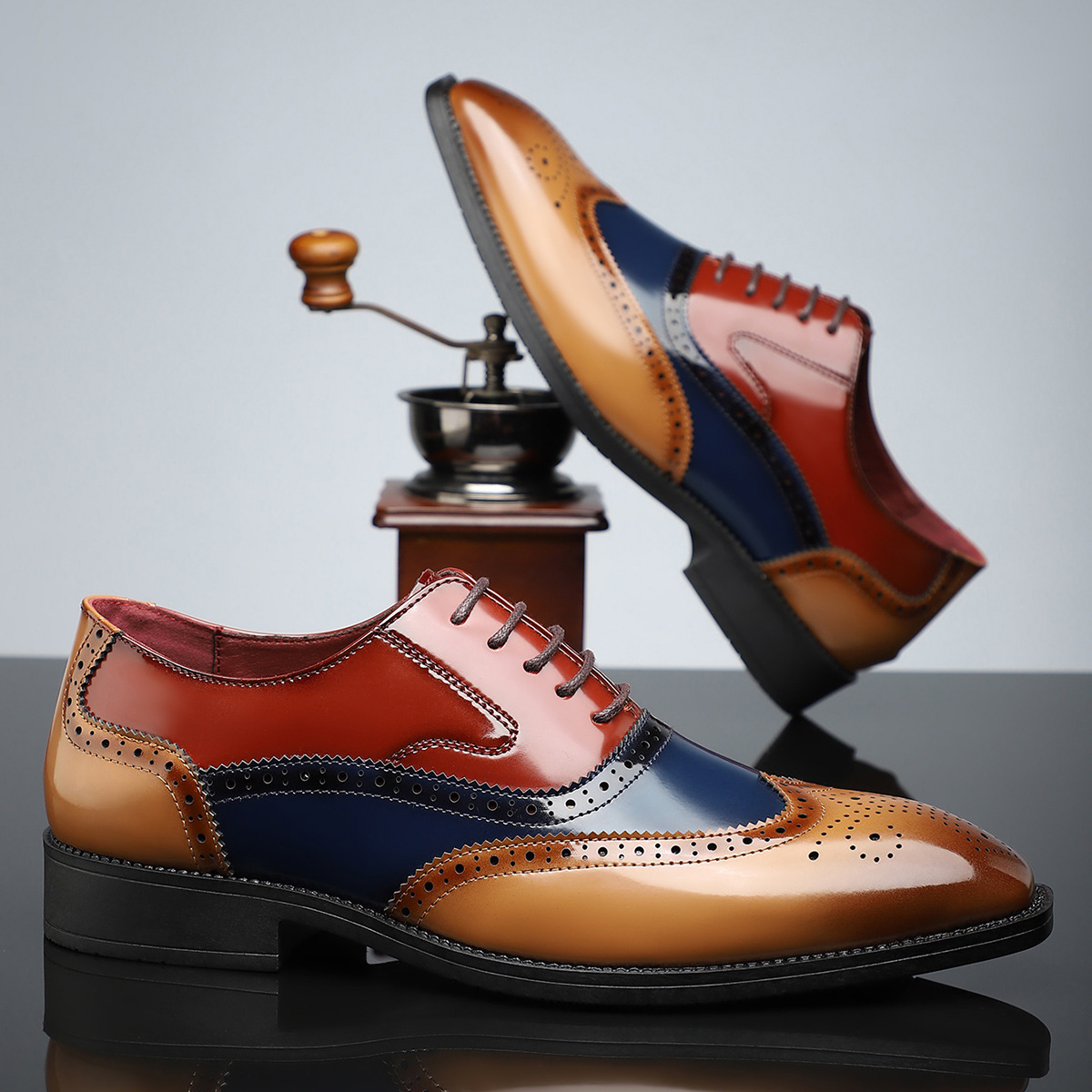 Leren brogues Stirling