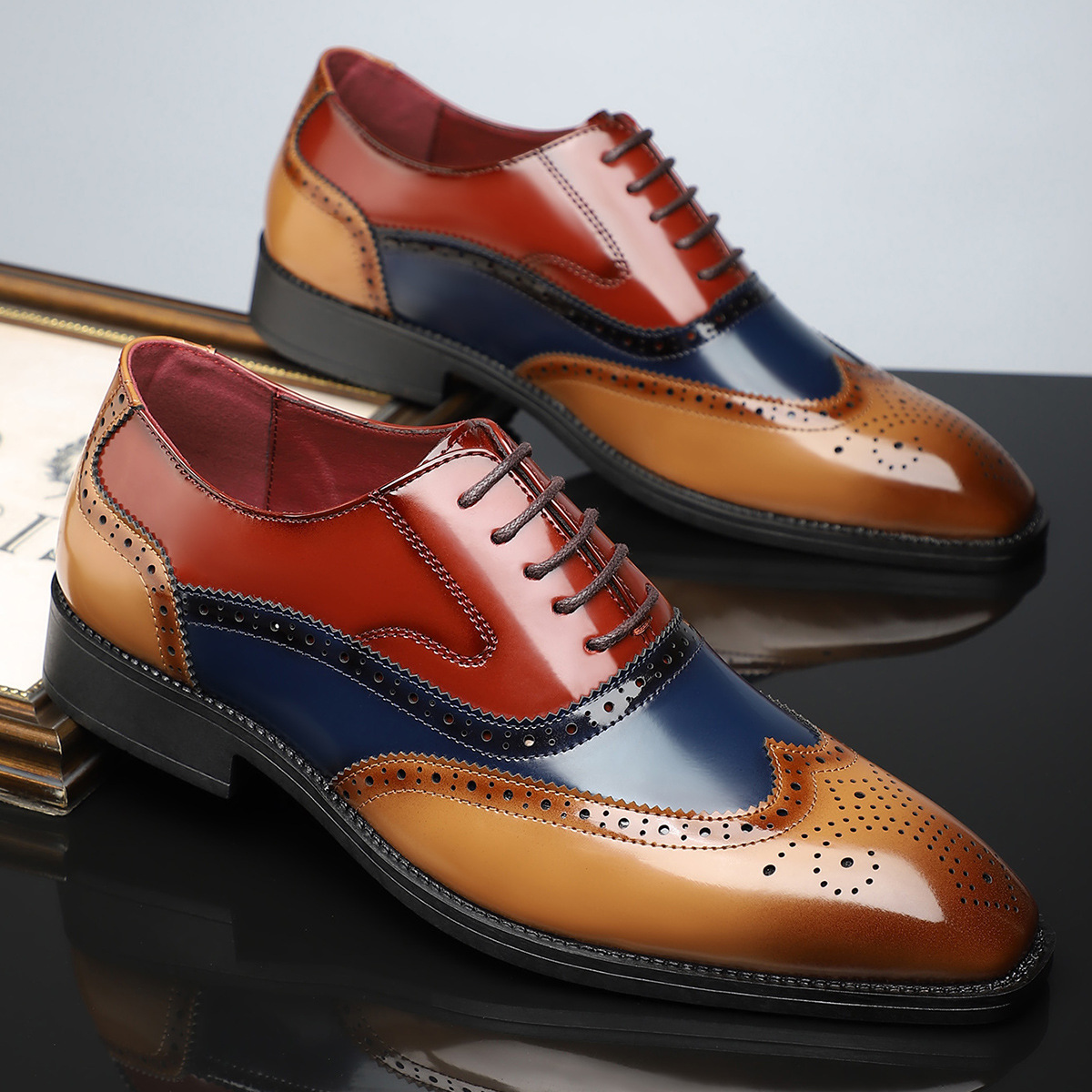 Leren brogues Stirling