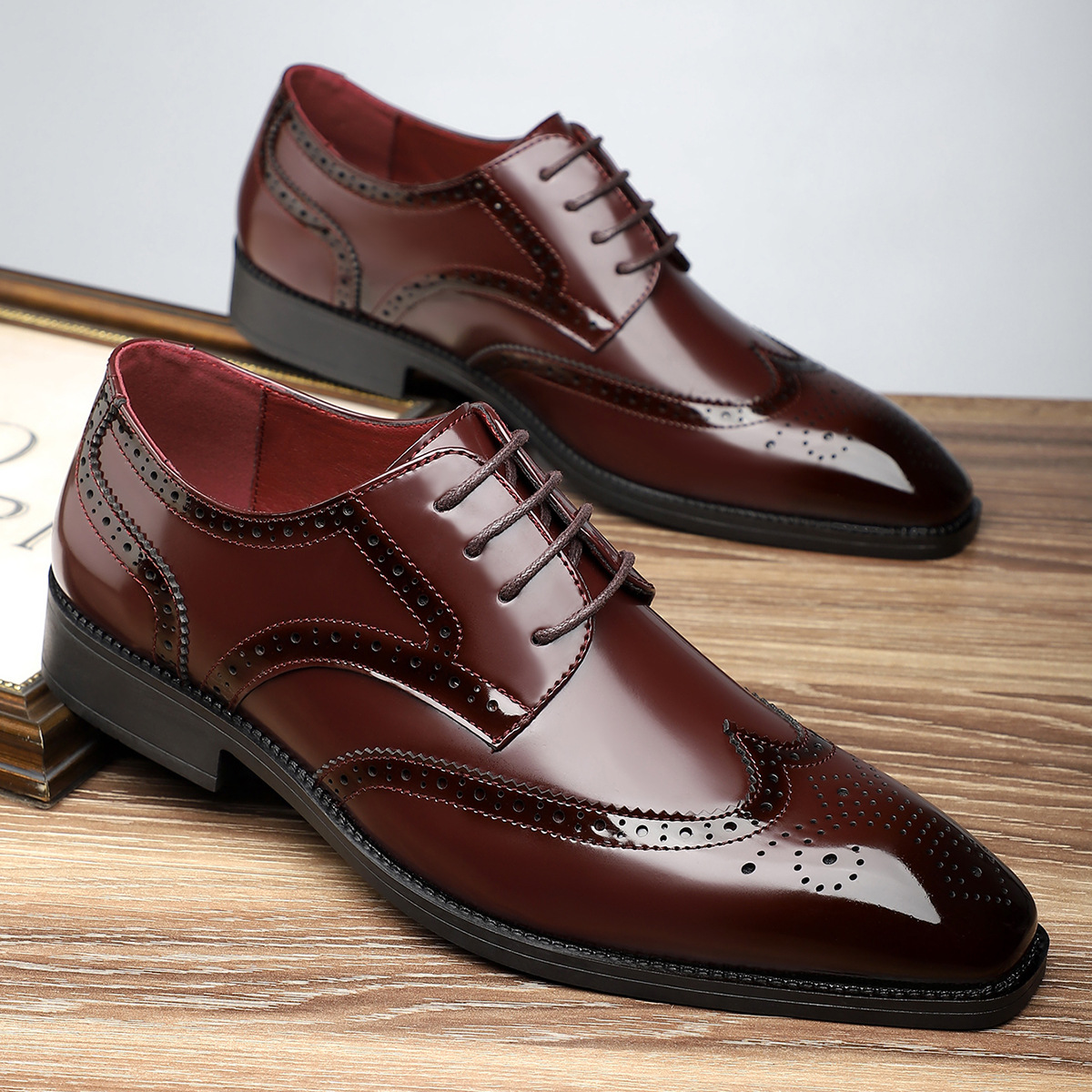 Leren brogues Stirling