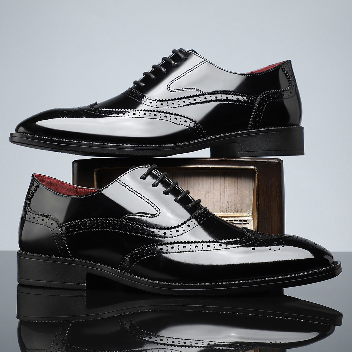 Leren brogues Stirling