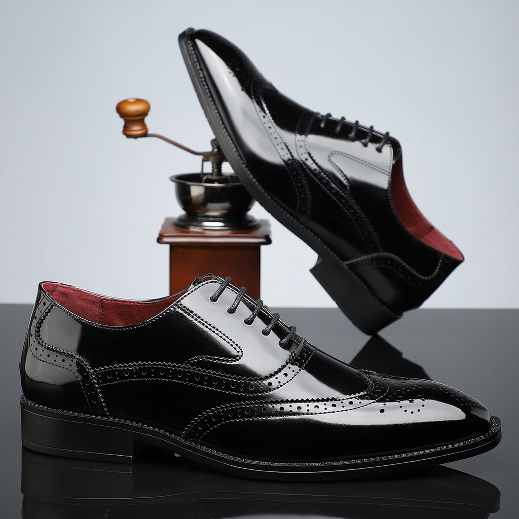 Leren brogues Stirling