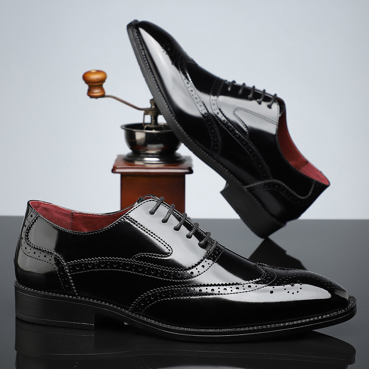 Leren brogues Stirling