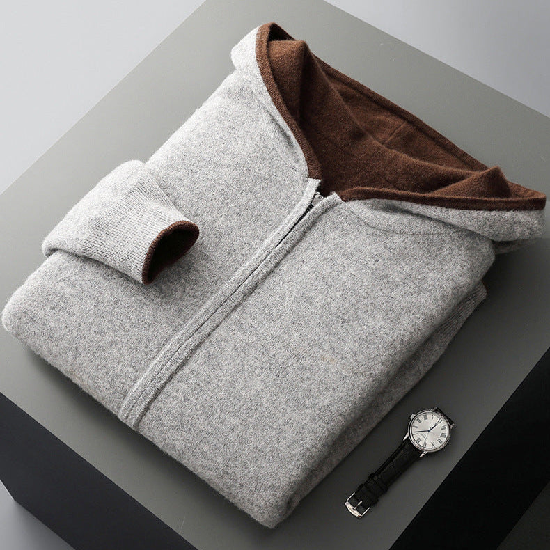 Omkeerbare kasjmier hoodie Cyrus
