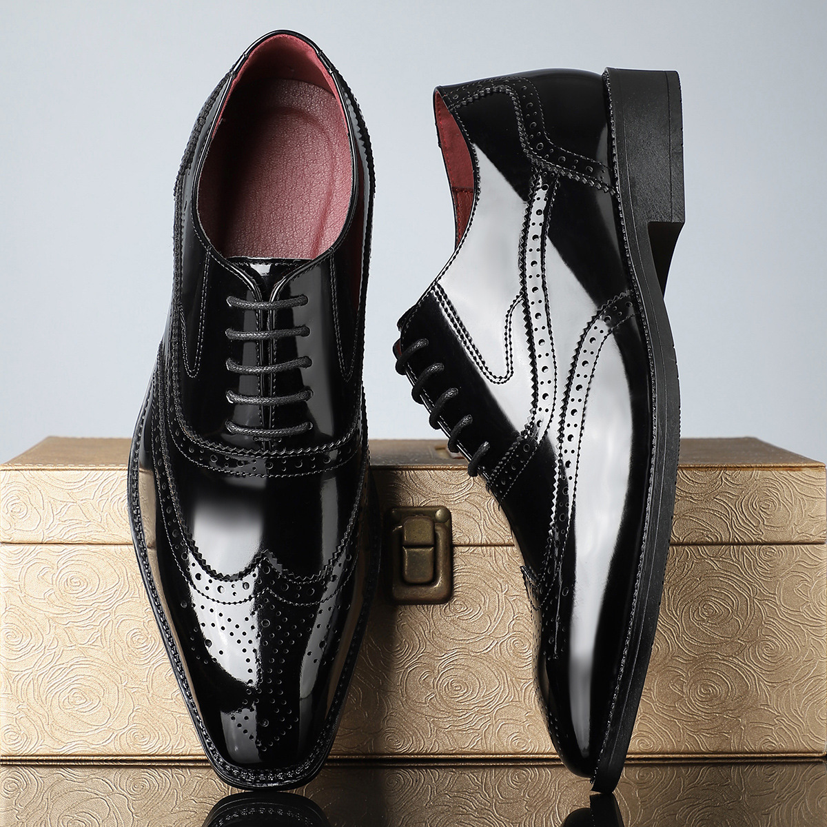 Leren brogues Stirling