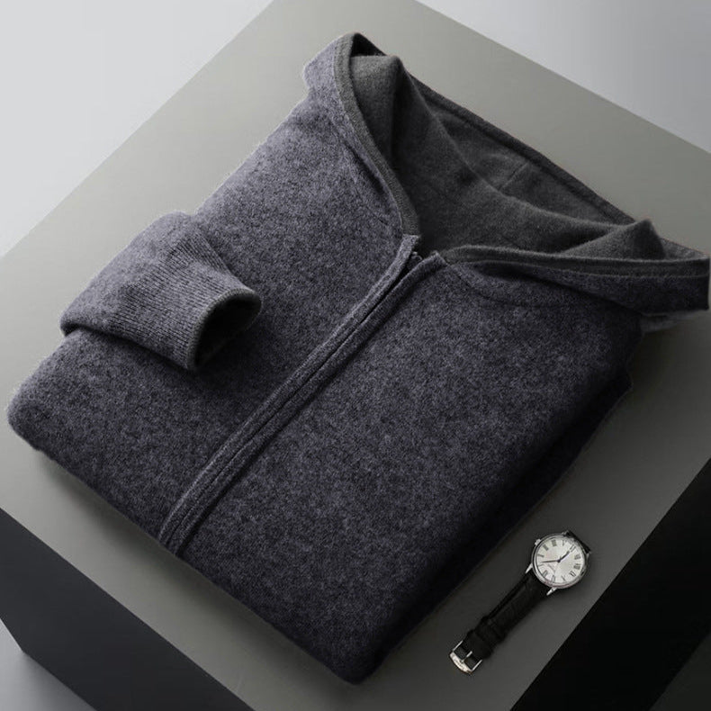 Omkeerbare kasjmier hoodie Cyrus