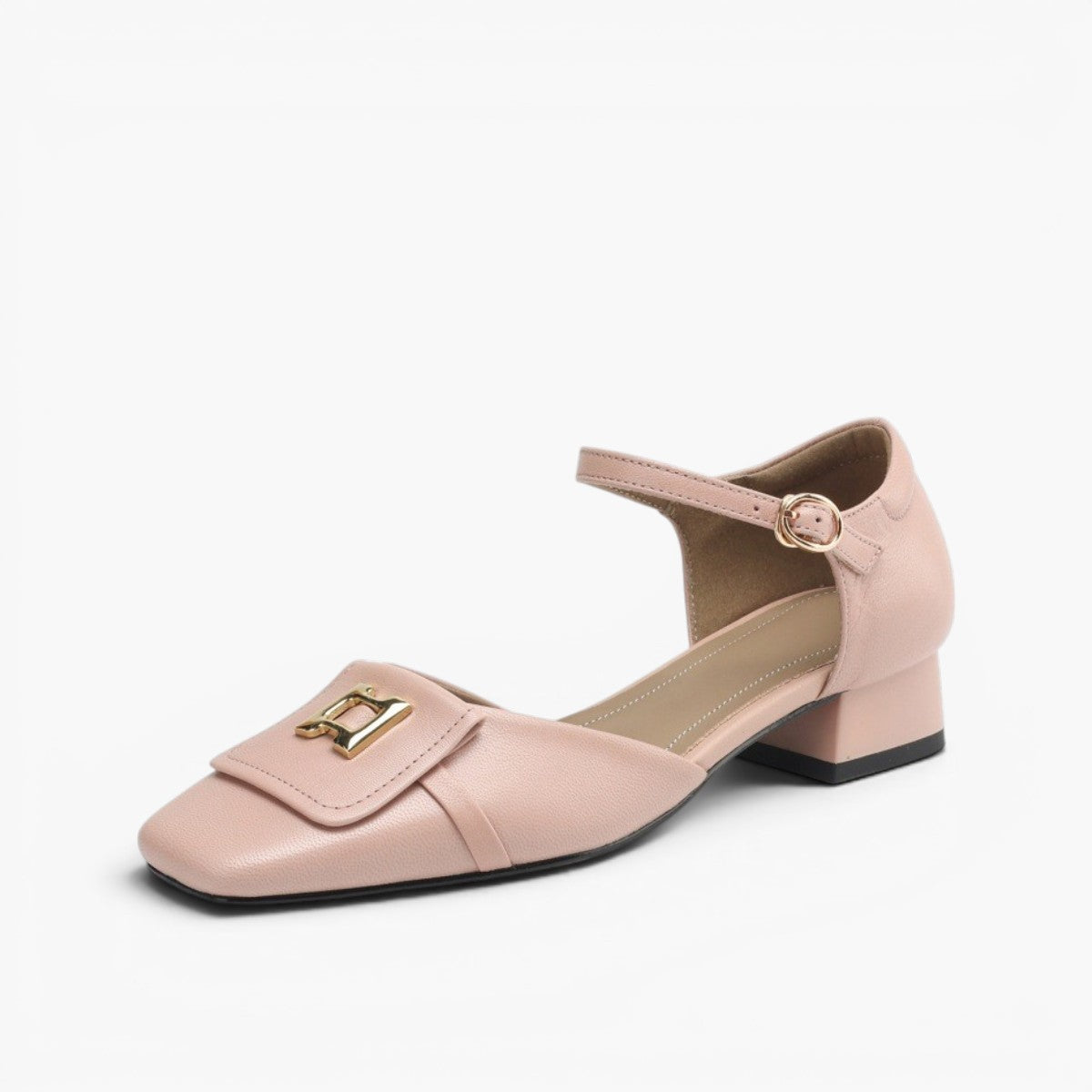 Leren mary janes Hartley Buckled