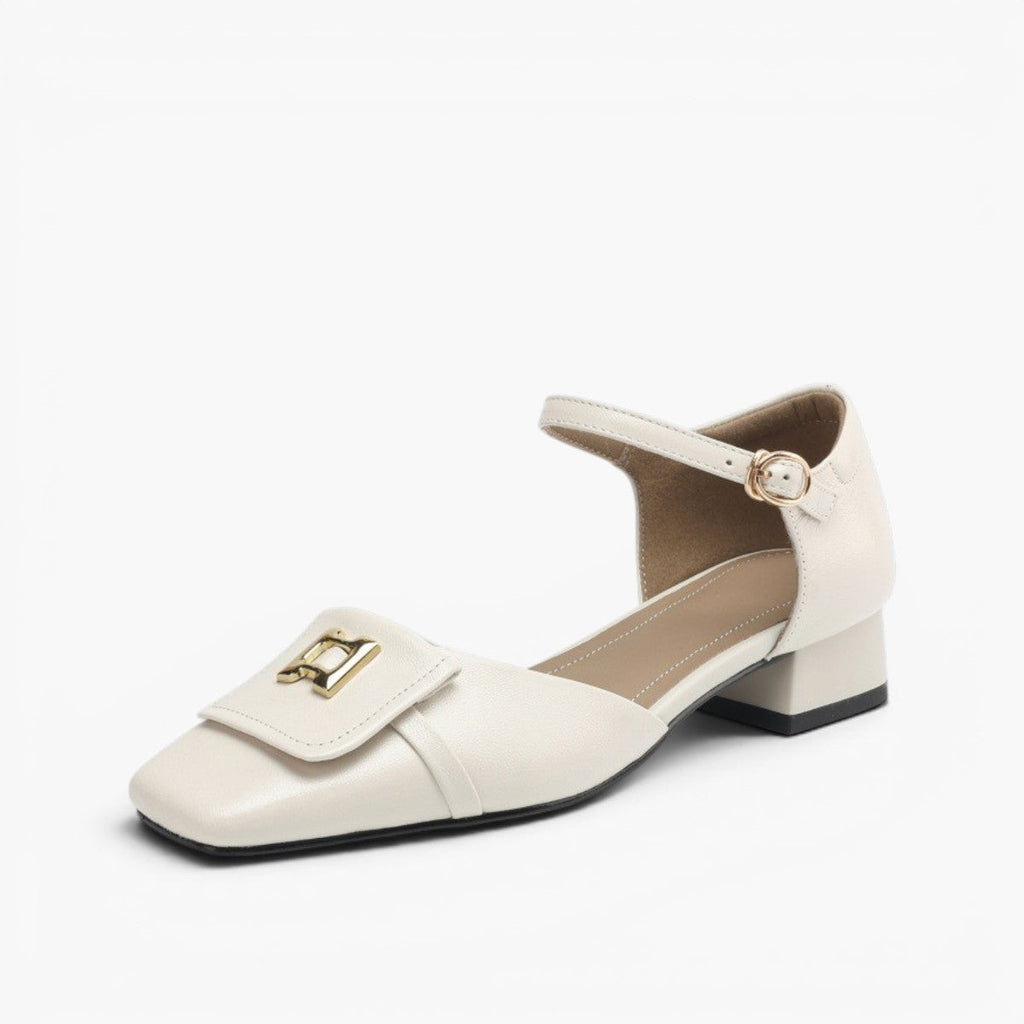 Leren mary janes Hartley Buckled