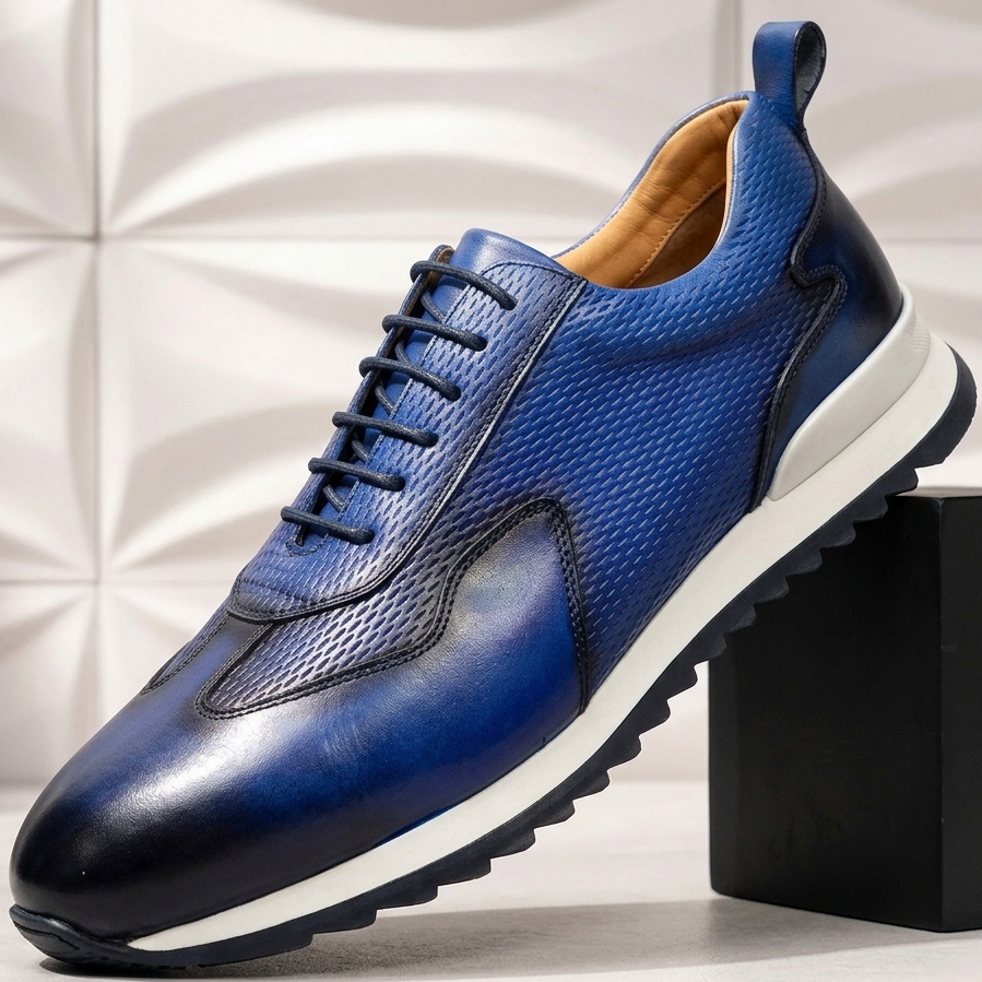 Leren sneakers Reuben Cowhide
