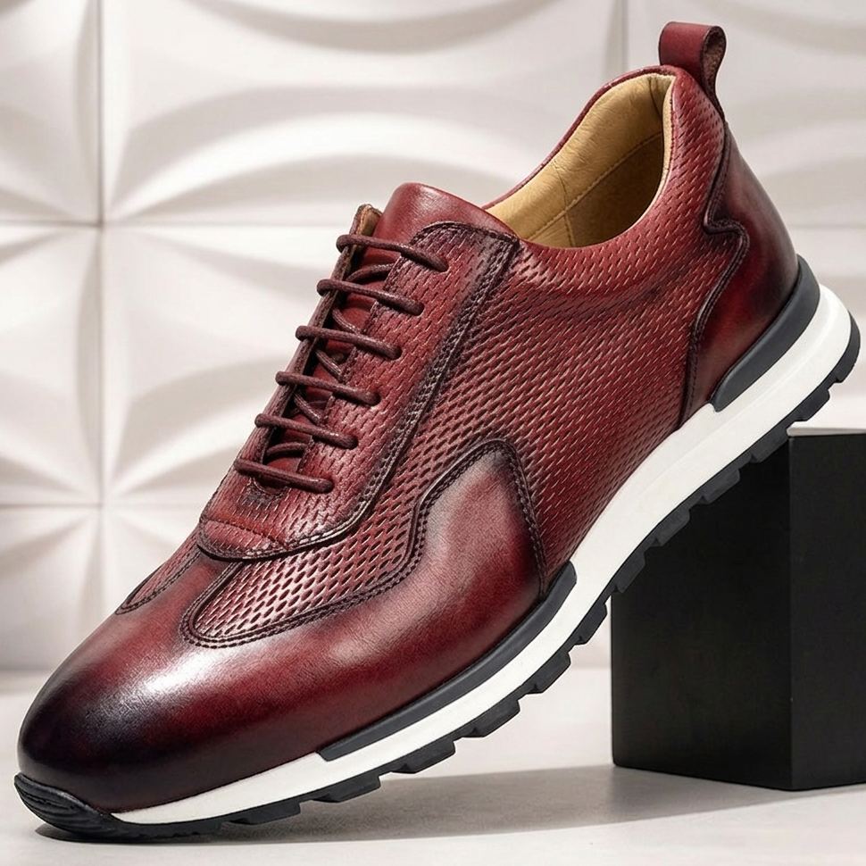 Leren sneakers Reuben Cowhide