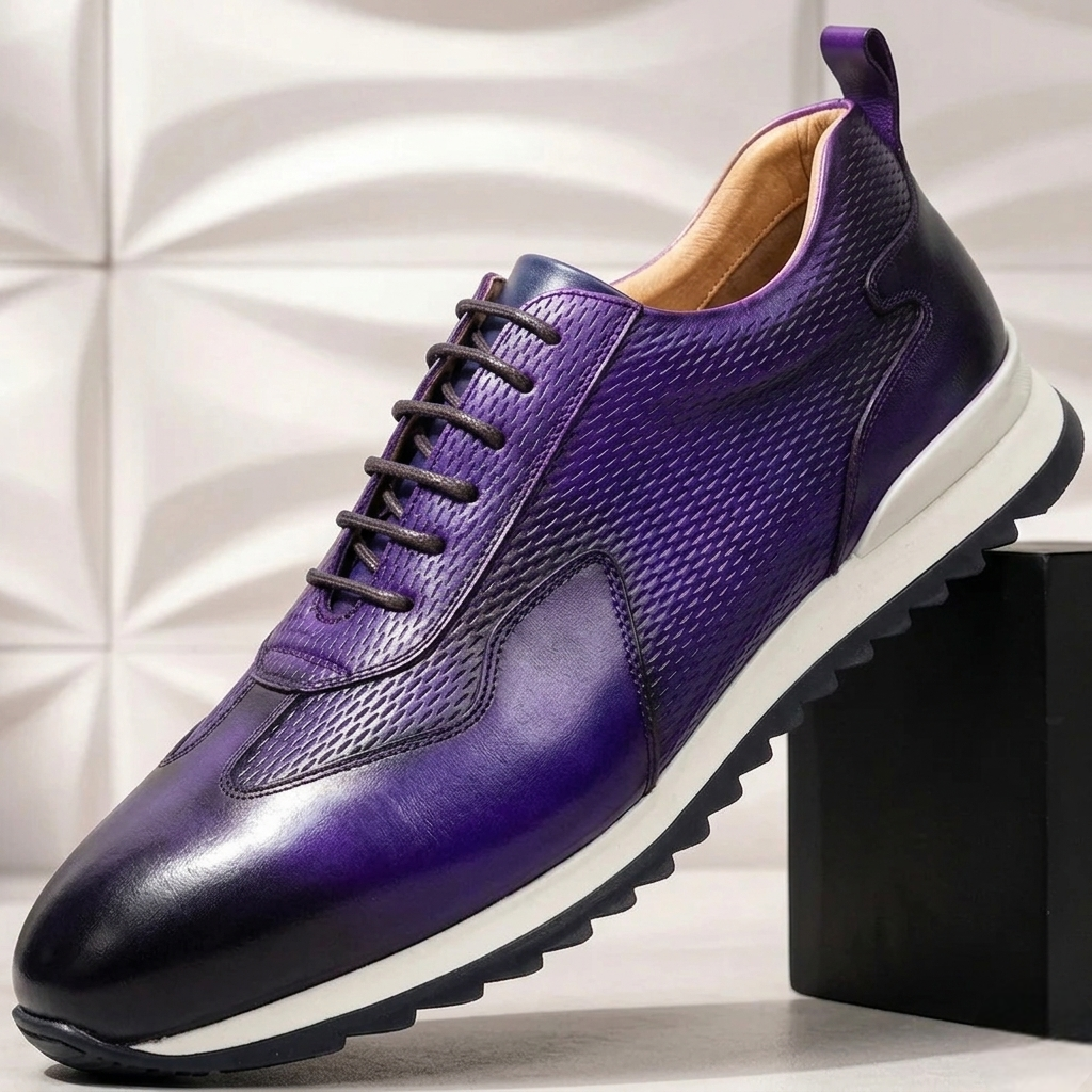 Leren sneakers Reuben Cowhide