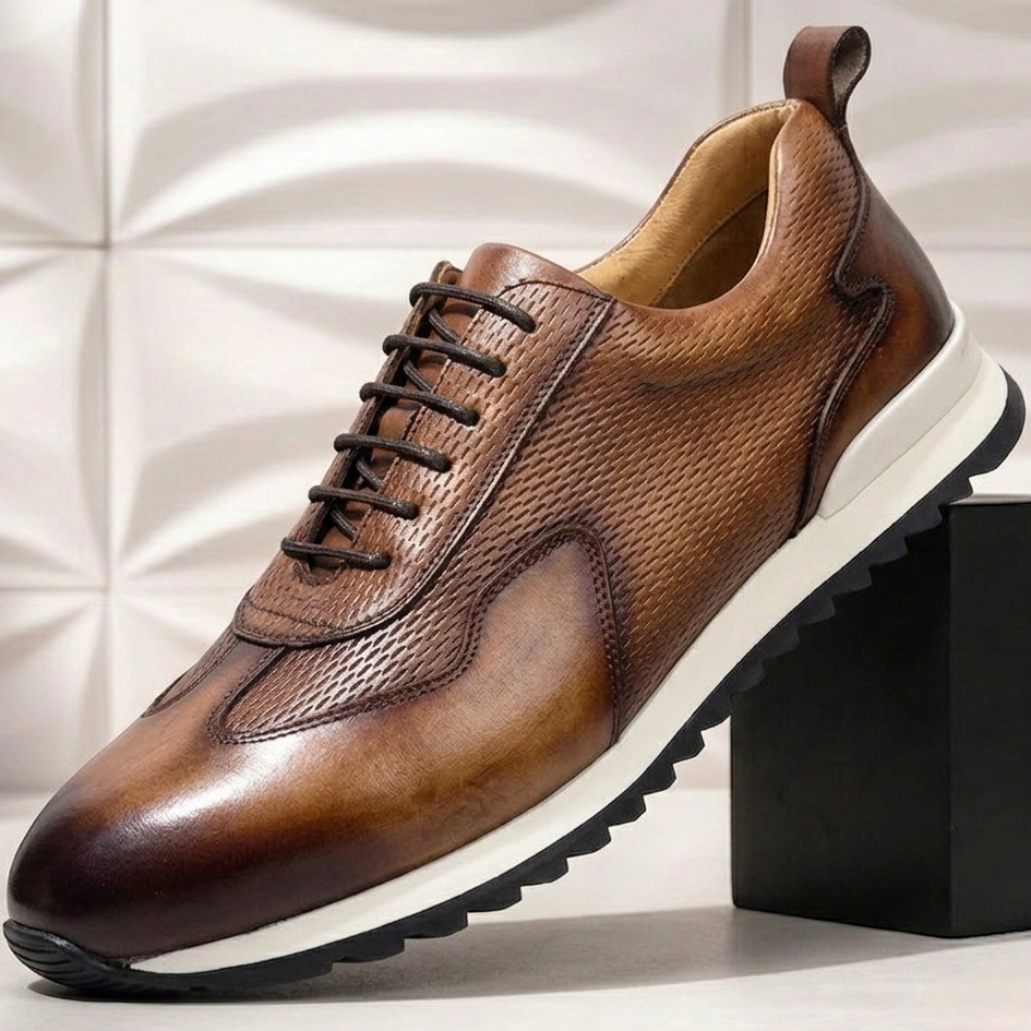 Leren sneakers Reuben Cowhide