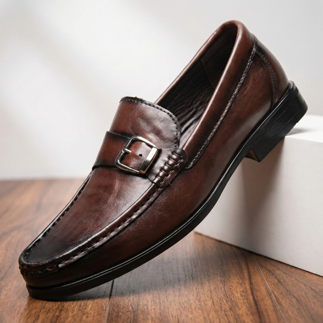 Leren loafers Lorenzo