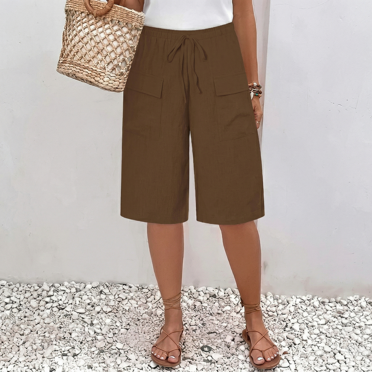 Korte broek Elsie Elastic-waist